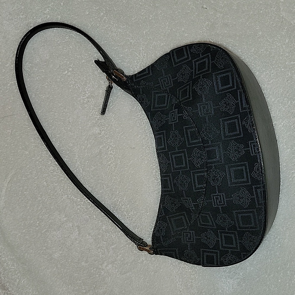 Small Black Genuine Versace Evening Bag - image 1